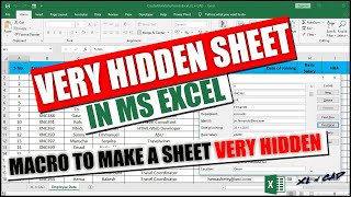 Very Hidden Sheet In MS Excel (Macro to unhide every Very Hidden sheet)