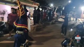 संकासुर इलो पला रे पोरानो। शिमगा उत्सव कोकन महाराष्ट्र। निगडी पालखी संकासुर
