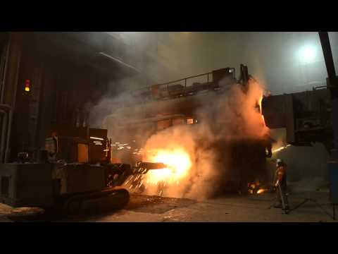 Stahlproduktion im Lichtbogenofen