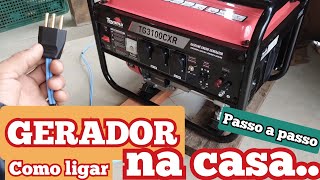 Ligar GERADOR na casa - Rede - Tipo extensão - Passo a passo - Rancho O Trevisan