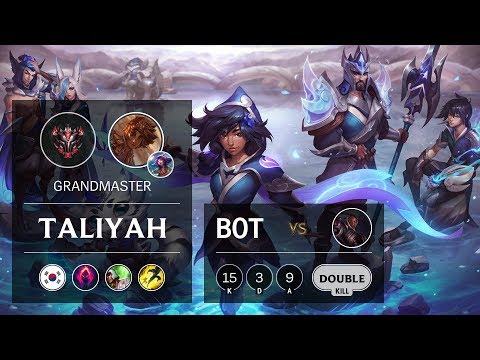 Taliyah Bot vs Lucian - KR Grandmaster Patch 9.17
