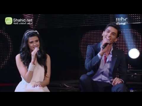 Arab Idol الأداء محمد عساف وسلمى رشيد لو كنت نسيت