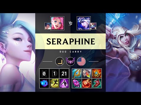 Seraphine Carry vs Ashe - NA Master Patch 25.S1.3