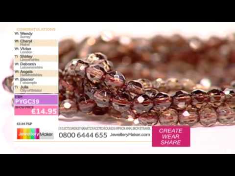 How to Make Beaded Jewellery: JewelleryMaker LIVE 10/04/2015