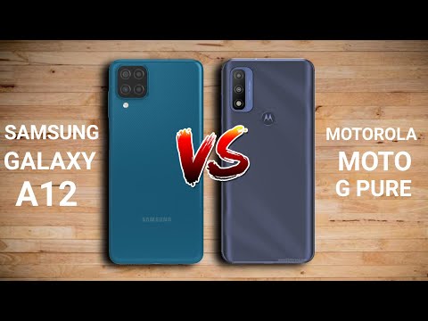 Samsung Galaxy A12 vs Motorola Moto G Pure