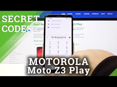 Secret Codes in MOTOROLA Moto Z3 Play – Hidden Features