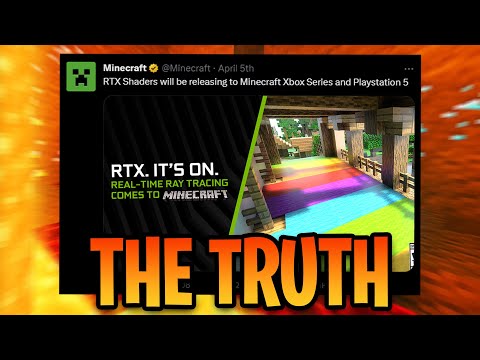 The Dark Truth About RTX Raytracing Shaders Coming to Minecraft PS5 & Xbox ONE (Lies, and Deception)