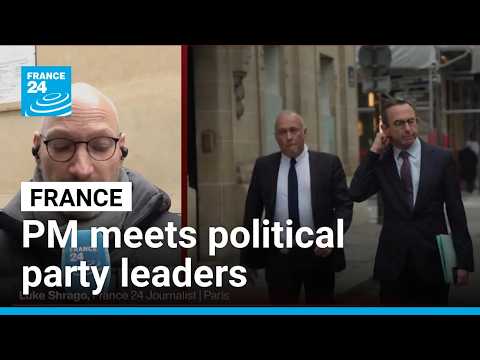 French PM Sebastien Lecornu meets with leaders of political parties amid unrest