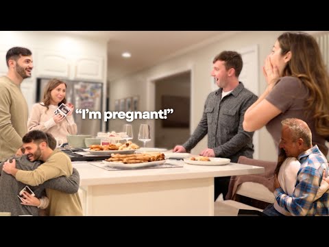 Telling Our Family & Friends That I'm Pregnant With Our Rainbow Baby! *very emotional*