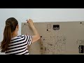 Plieninė baltoji magnetinė lenta Nobo Impression Pro, plačiaekranė 55, 122x69 cm