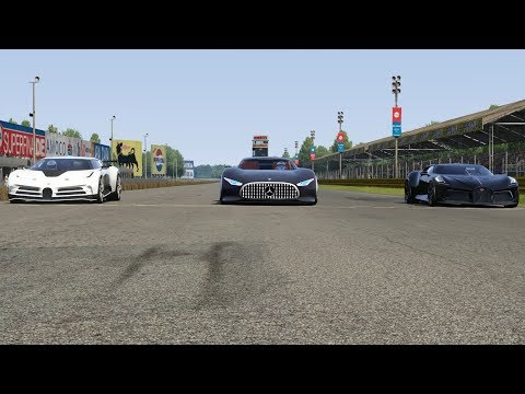 Mercedes-Benz Vision GT vs Bugatti La Voiture Noire vs Bugatti Centodieci