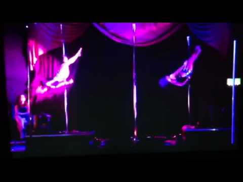 Fighter pole routine Cumbria pole art