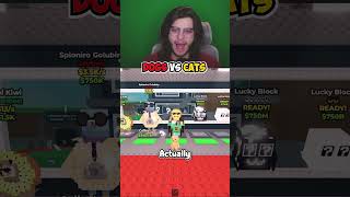 Dogs vs Cats Lucky Block Competition #roblox #stealabrainrot