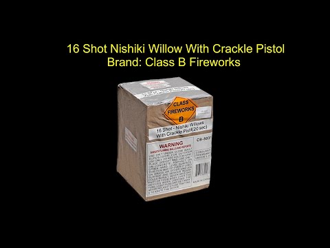 CB 5031 16 Shot Nishiki WIllow With Crackle Pistil