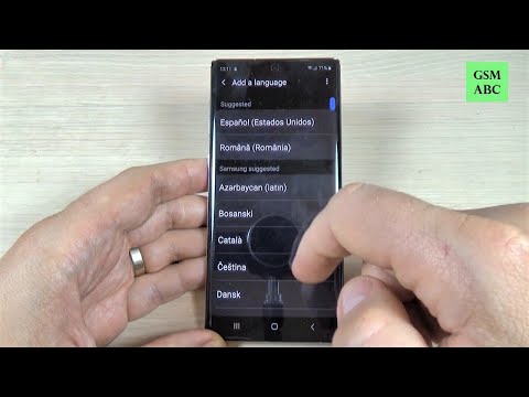 How to CHANGE LANGUAGE on Samsung Galaxy NOTE 10 & 10 Plus (2019) Android 10