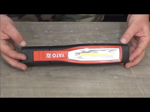 Переносний світлодіодний світильник YATO, акумулятор 3,7 V, USB зарядка