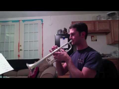 Snedecor Lyrical Etudes for Trumpet - Etude I