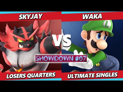 PSKSHOWDOWN #7 TOP 8 - Skyjay (Incineroar) Vs. WaKa (Luigi) Smash Ultimate - SSBU
