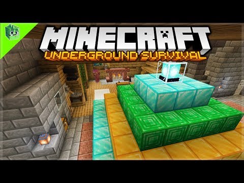 Iron & Emerald Farming For Super Beacon! - Minecraft Underground Survival Guide (31)