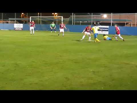 Gedling Miners Welfare vs Kimberley Miners player trips his own teammate up