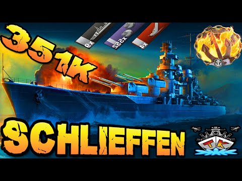 Schlieffen drückt 351K & 4 Kills "300K Club"⚓️ in World of Warships 🚢