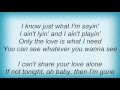 Al Green - Play To Win Lyrics