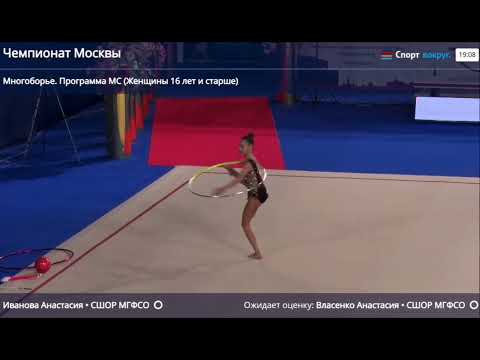 Anastasia Ivanova hoop Moscow Championship AA final 2026 26.70