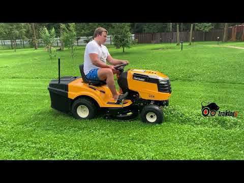 Кошение на садовом тракторе Cub Cadet LT2 NR92.  Отзыв