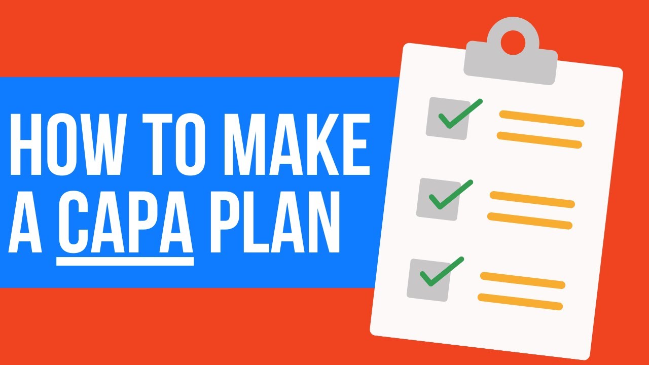 EHS Training: How to make a CAPA plan