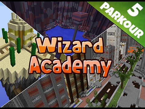 My World Minecraft Parkour Map- WIZARD ACADEMY Episode 2