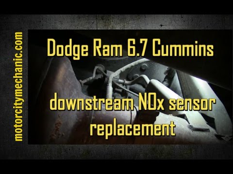 2011 Dodge Ram 4500 6.7 liter diesel engine downstream NOx sensor