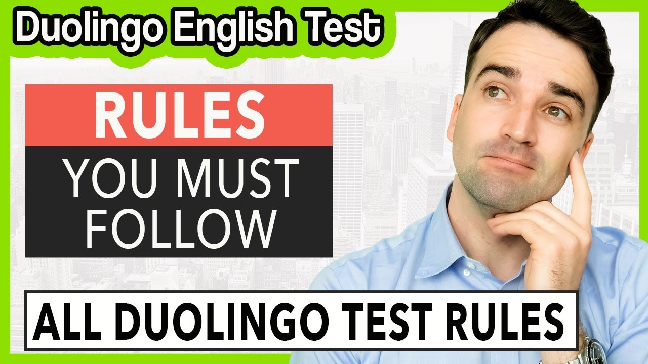Important Rules You MUST Follow on the Duolingo English Test