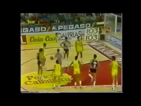 1986-87 Copa Korac.- CB Estudiantes Vs. SC Mobilgirgi Caserta