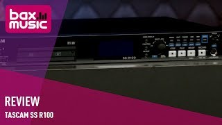 Video thumbnail for Tascam SS R100 Review | Bax Music by Bax-shop | Bax Music Goes