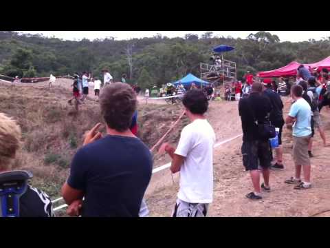 Mick Hannah wins Elite Mens Downhill title at 2011 Australian MTB Championship