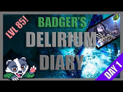 [PoE 3.10] DAY 1 of Badger's Delirium Diary - LVL 85 Sentinel Queen is DEMOLISHING ALL