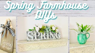 SPRING FARMHOUSE DIYS - EASY AND QUICK - MUST SEE