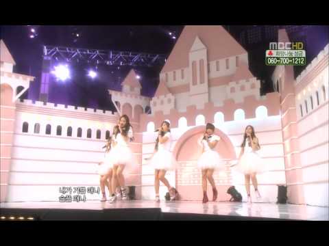 [111203] A Pink - MY MY @Music Core {comeback stage}