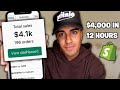 How I Made $4k in 12 Hours From Dropshipping