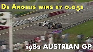[50fps] 1982 Austrian GP -- 4TH Closest Ever F1 Finish