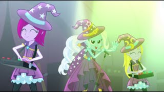 Kadr z teledysku Ví V Rukávu Trik Mám [Tricks Up My Sleeve] tekst piosenki Equestria Girls 2: Rainbow Rocks (OST)