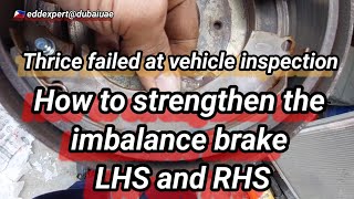 🇵🇭 Thrice failed at vehicle inspection. 30% Imbalance brake LHS and RHS. Resolved