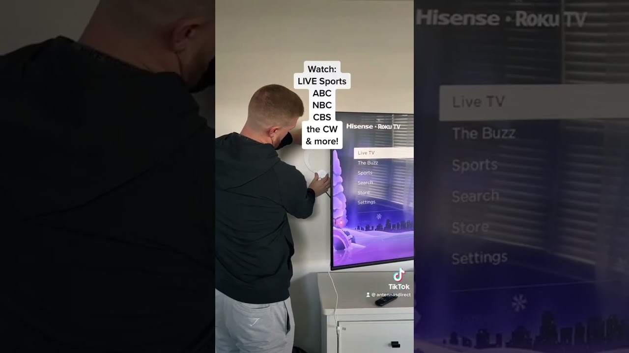 With a TV antenna, you can watch your favorite channels in HD and for FREE!!