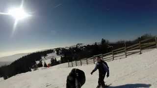preview picture of video 'Metabief Mars 2014 JG et STEVE descente de ski'