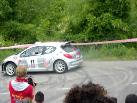 rally taro 2011 capelli 207 inversione spettacolare tornolo