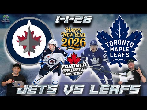 1-1-26 Winnipeg Jets vs Toronto Maple Leafs | NHL LIVE Stream Reaction & Play By Play