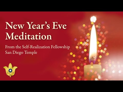 2025 New Year’s Eve Meditation With SRF Monastic