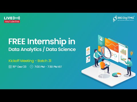 Free Data Analytics Data Science Internship | Batch 31 | 360DigiTMG