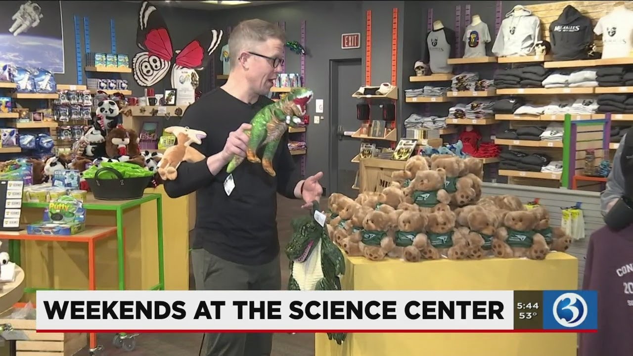 WEEKENDS AT THE SCIENCE CENTER: Checking out the gift shop