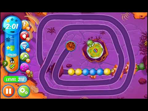 Marble Woka Woka Level 218 - NO BOOSTERS 🐢 | SKILLGAMING ✔️